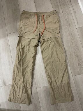 The north face Khaki Travel Pants with Drawstring